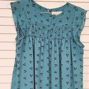 Loft short sleeve blouse